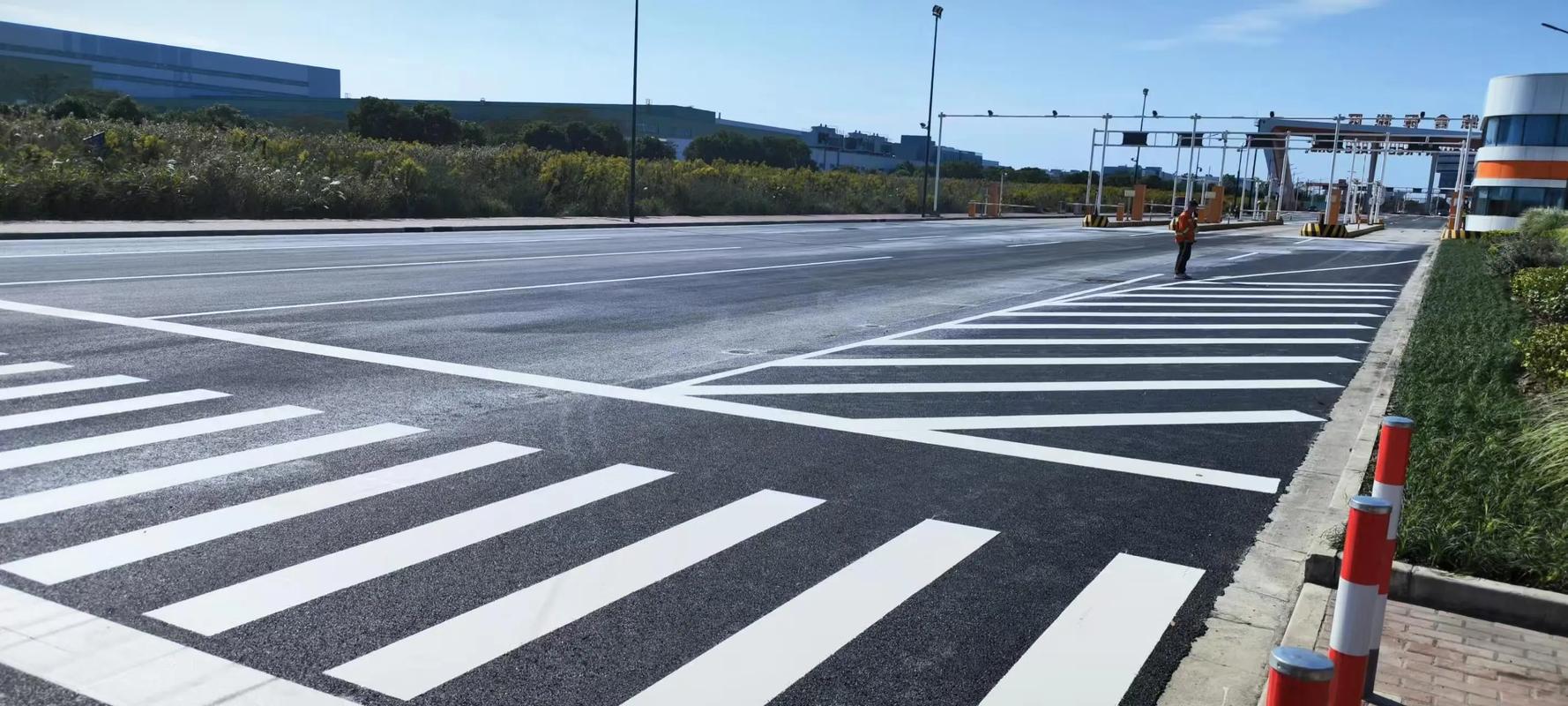 濰城區專業道路劃線,規范交通,守護安全.#濰城區交通設施生產